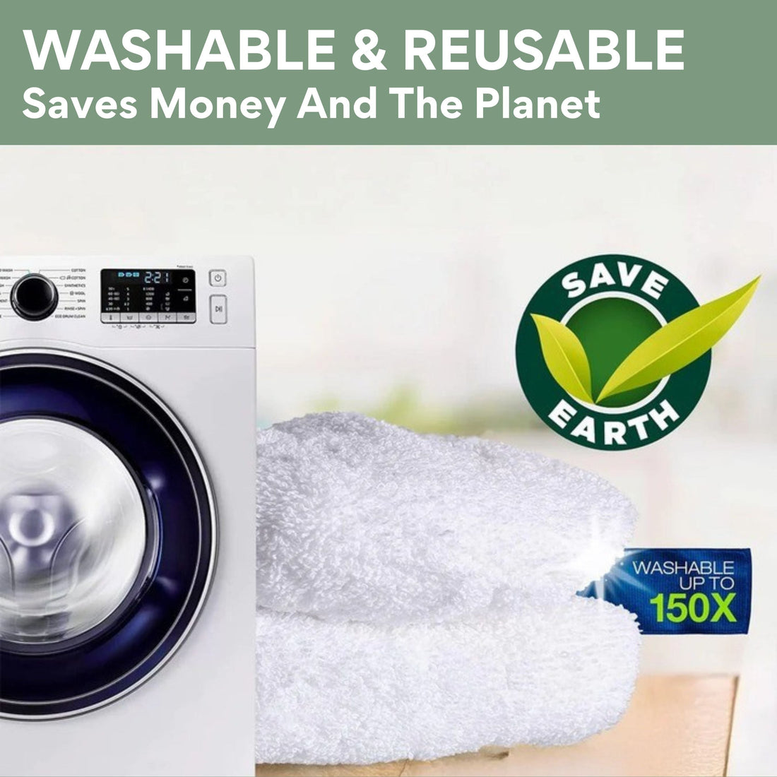 Mop Cloth – Washable & Reusable Mop Pads for Effortless Cleaning