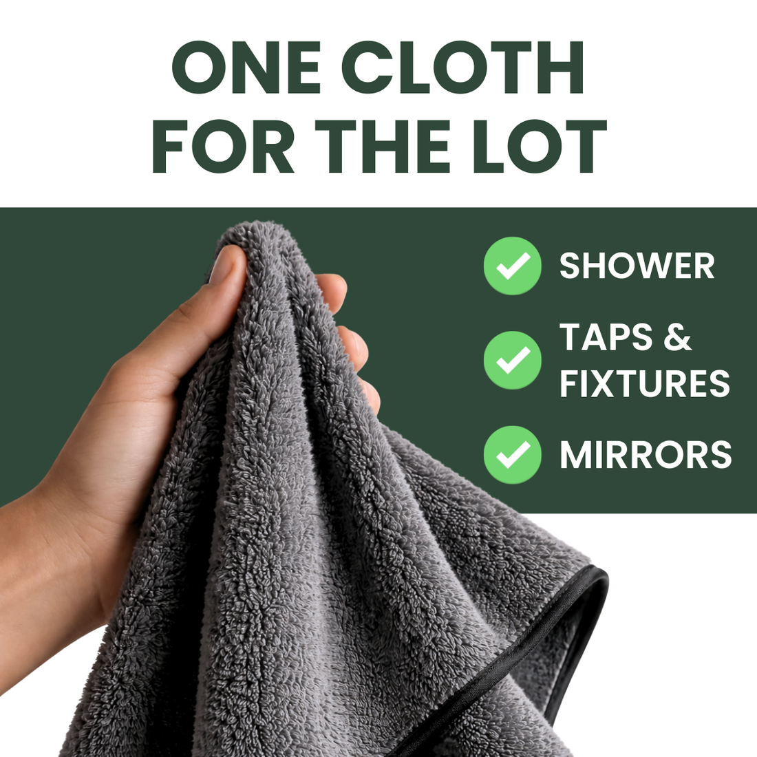 XXL (60x40cm) – Streak-Free Cleaning With Just Water